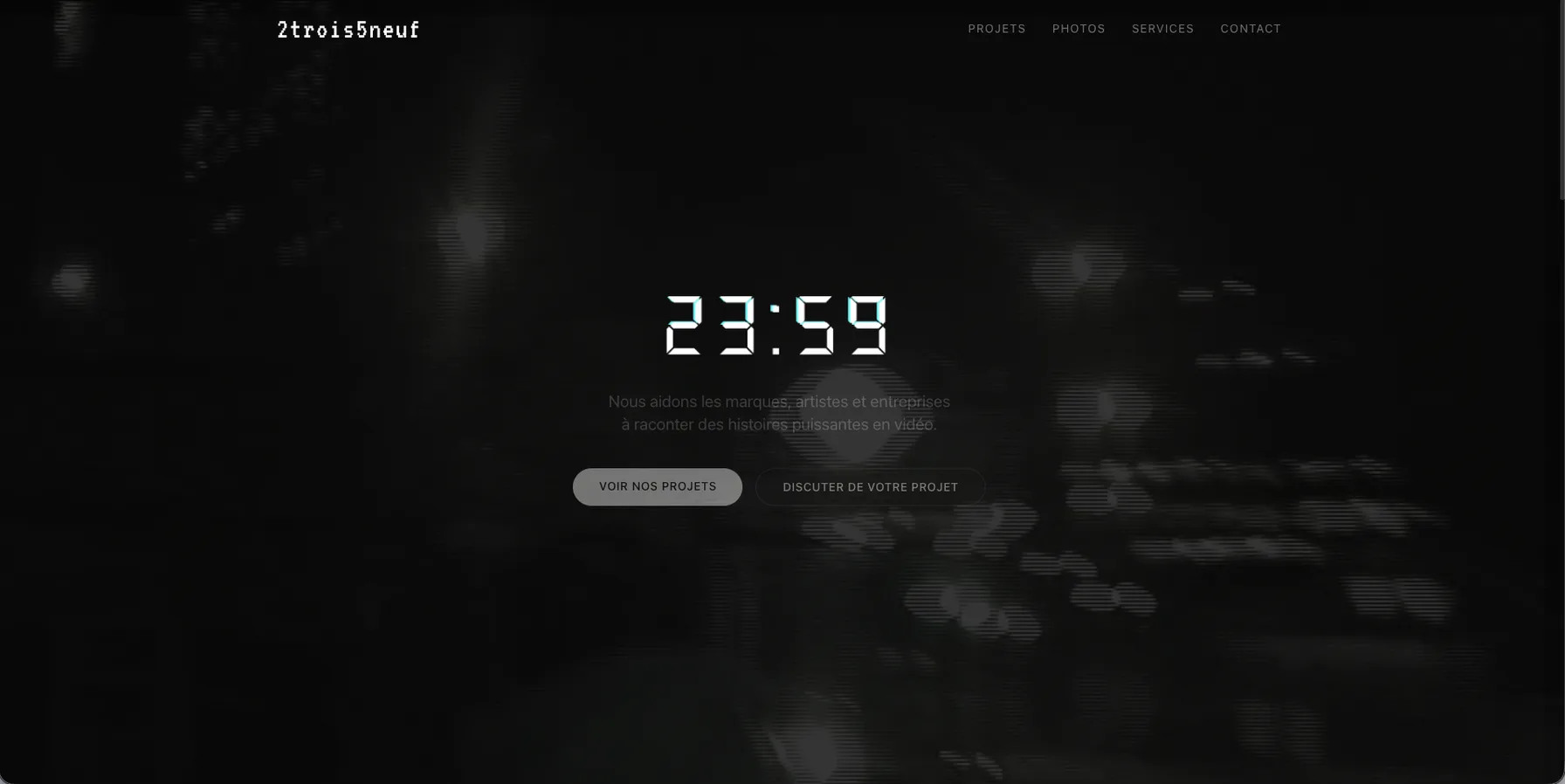 Capture du site 23:59